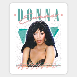 Donna Summer / Retro Style Fan Art Design Sticker